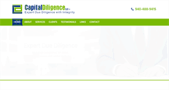 Desktop Screenshot of capitaldiligence.net